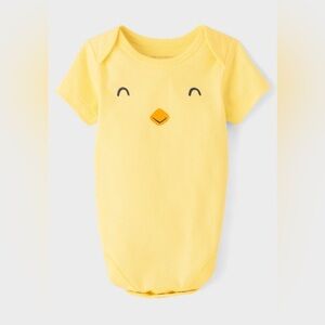 NWT The Children’s Place Baby Chick Bodysuit Yellow 6-9 month, 18-24 month